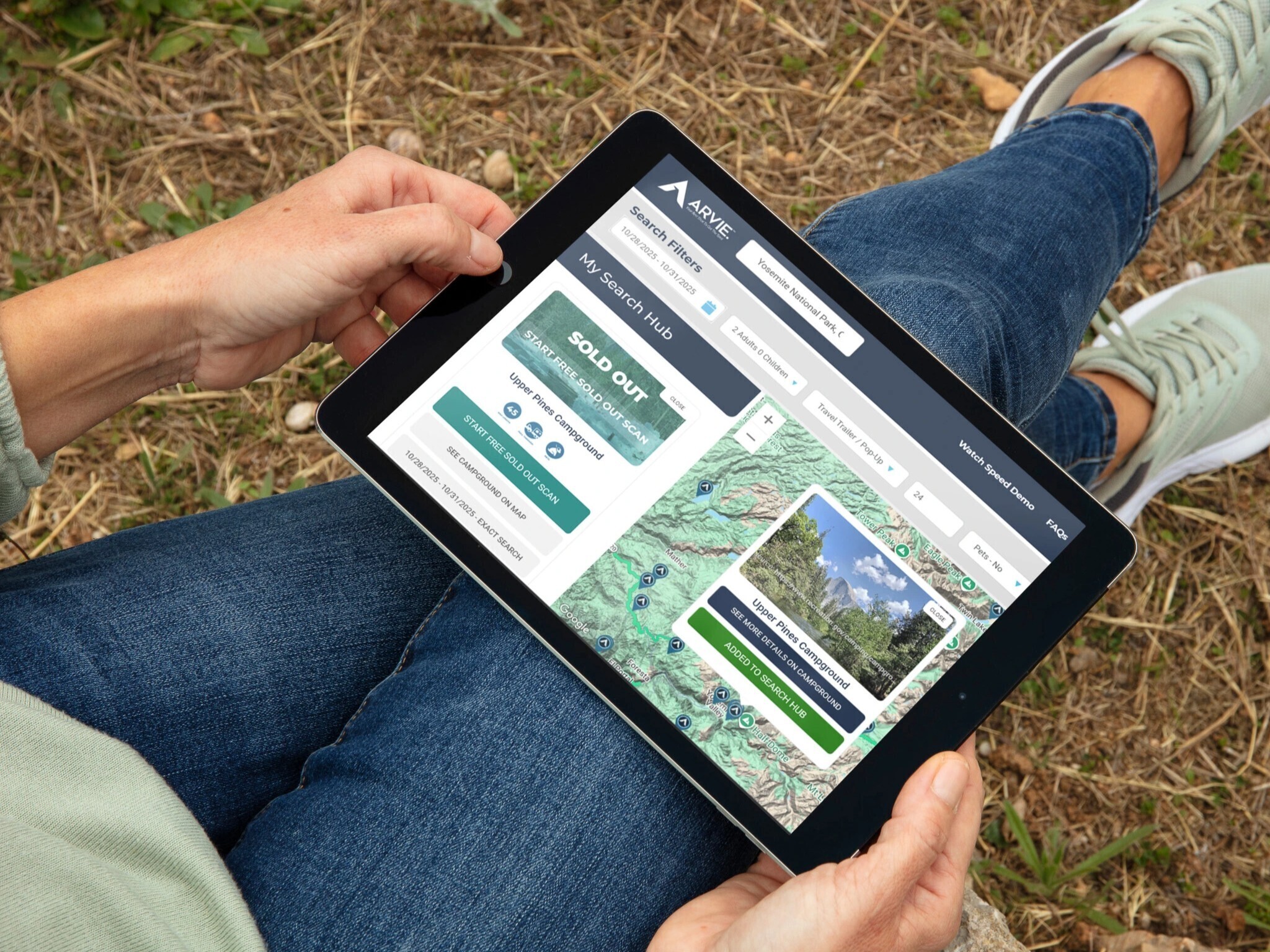 AutoBook securing a cancelled campsite instantly